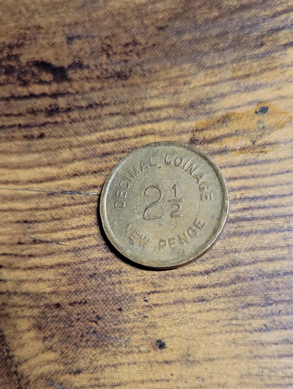 Bronze United Kingdom  2½ New Pence Coin